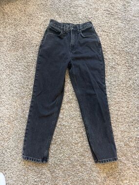 White Fox Boutique High-Rise Black Straight Jeans